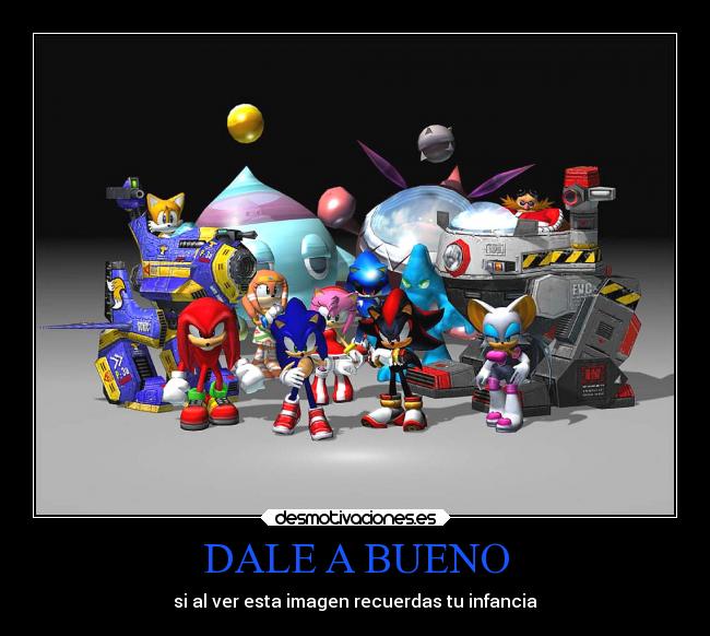 carteles infancia sonic desmotivaciones