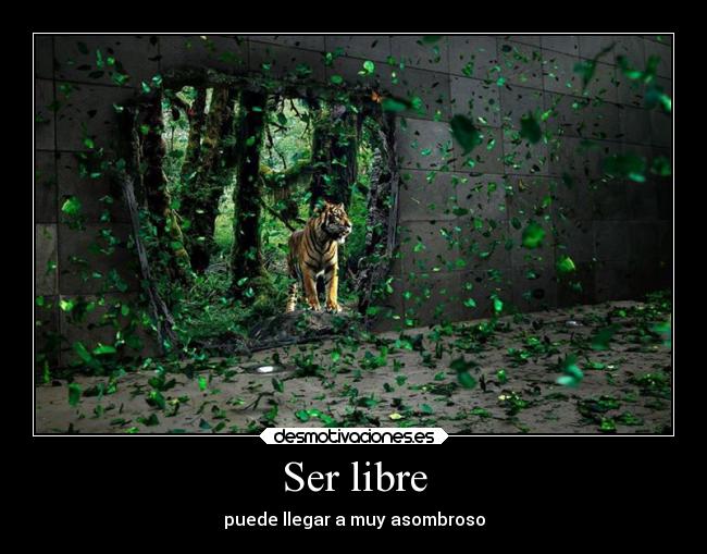 Ser libre -