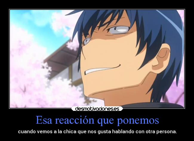 Esa reacción que ponemos - 