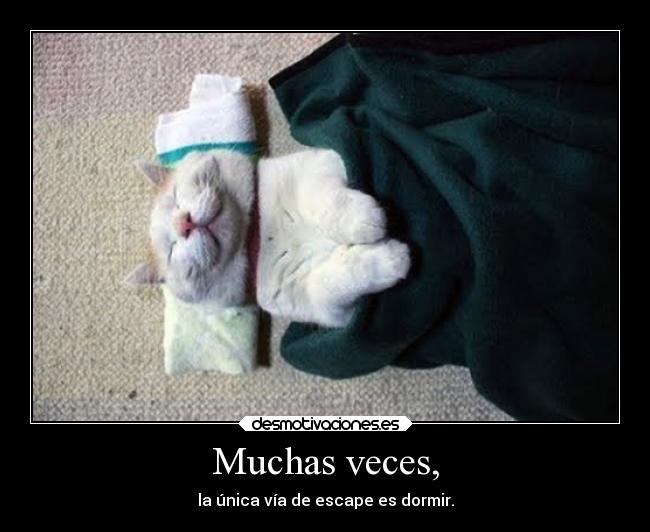 Muchas veces, - 