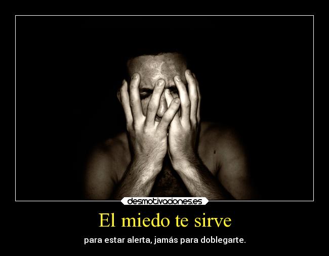 El miedo te sirve - 