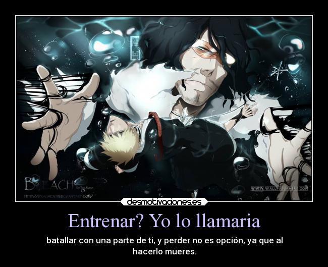 carteles muerte anime bleach batallar desmotivaciones