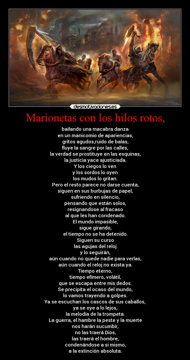 Marionetas con los hilos rotos, - 