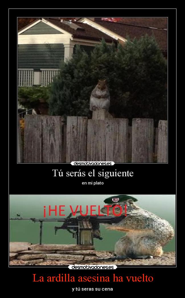 La ardilla asesina ha vuelto - 