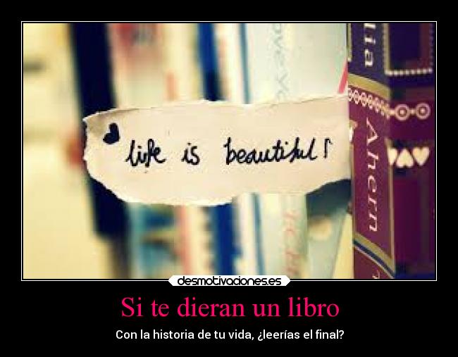 Si te dieran un libro - 