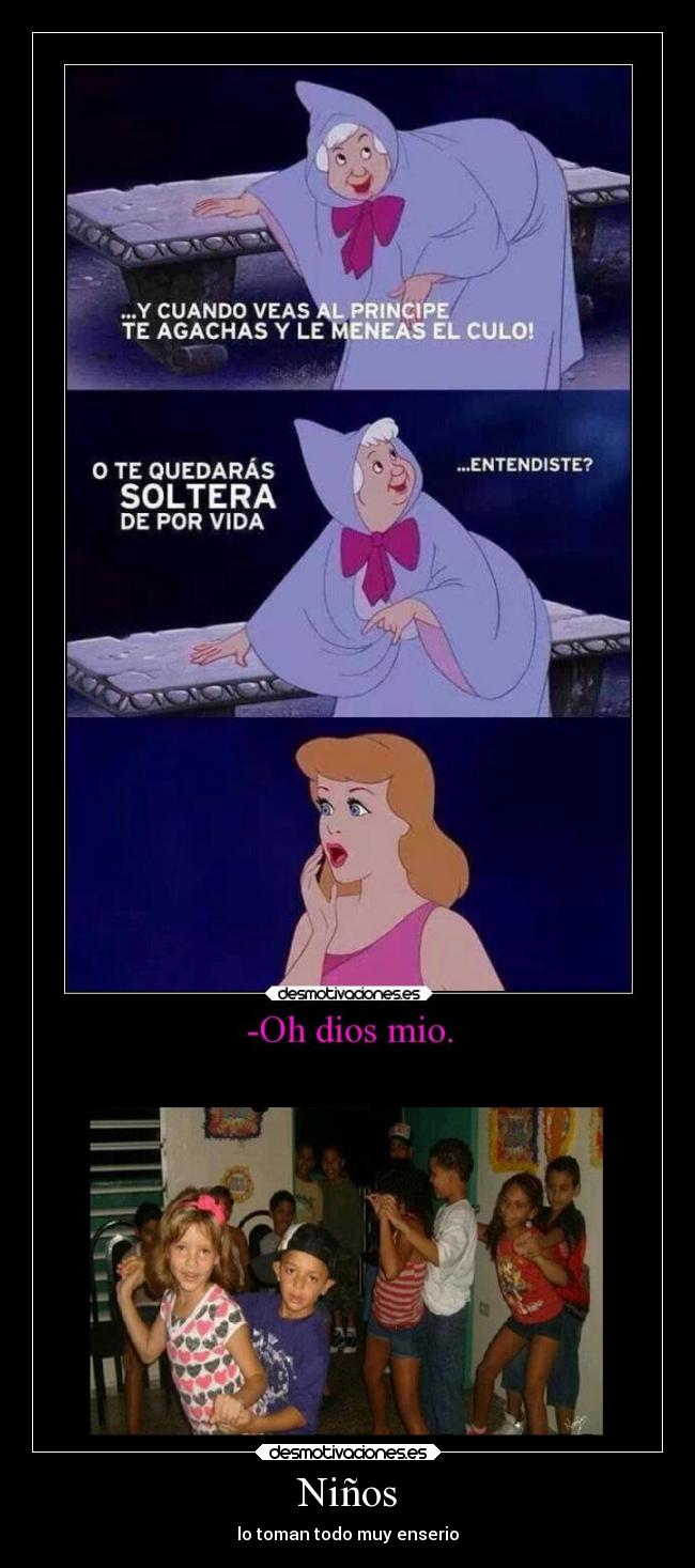 carteles mundo risa humor gente ninos disney desmotivaciones