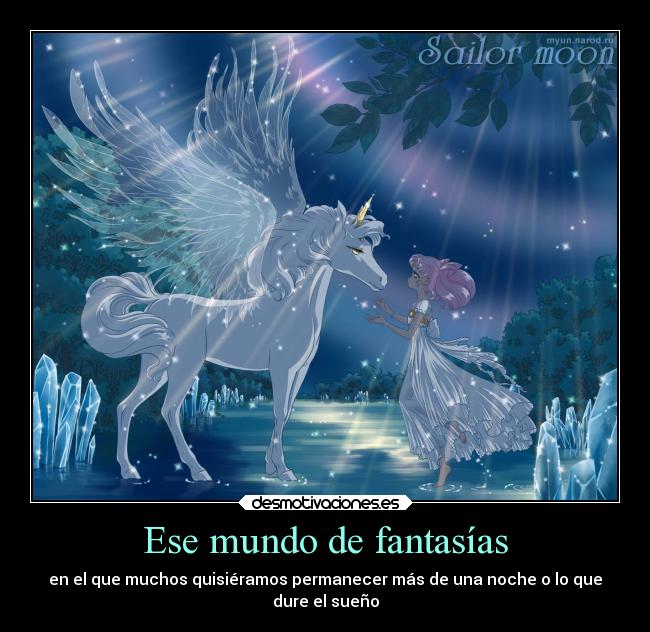 Ese mundo de fantasías -