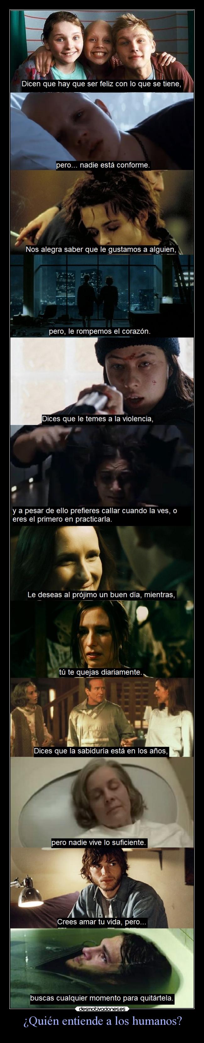 carteles mundo vida contradictoria ser humano caso especial desmotivaciones