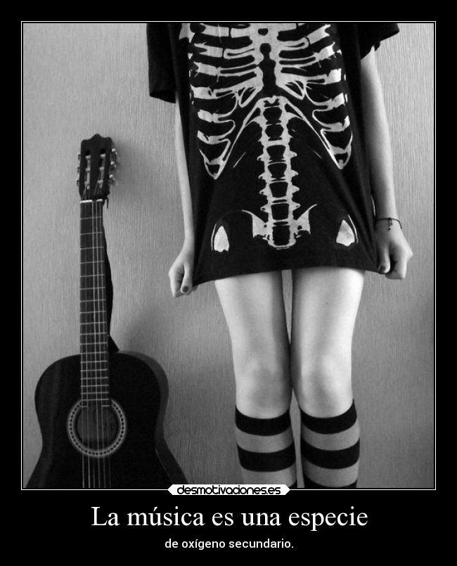 La música es una especie -