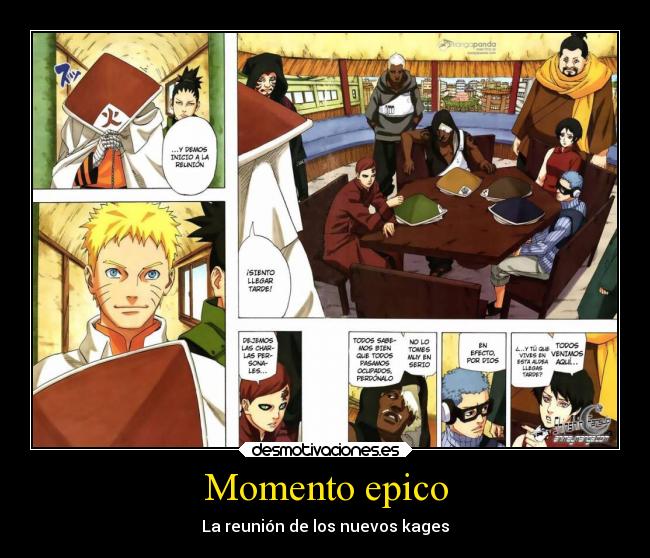 Momento epico - La reunión de los nuevos kages