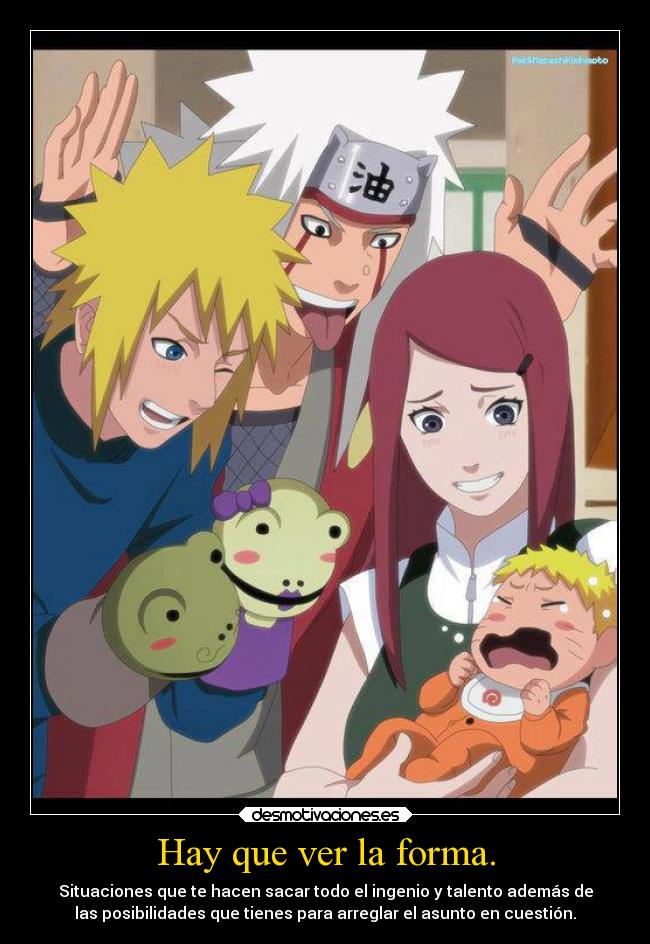carteles naruto risa vaya minato yondaime kushina ero sennin llorando desmotivaciones