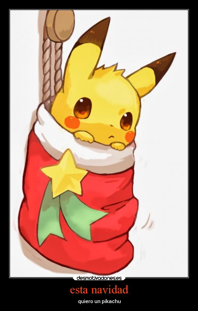 carteles navidad pokemon desmotivaciones