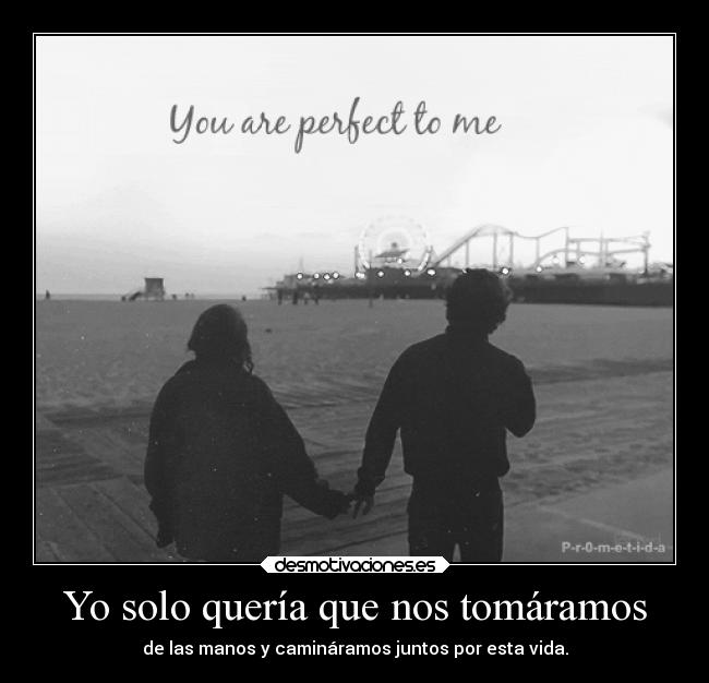 Yo solo quería que nos tomáramos -