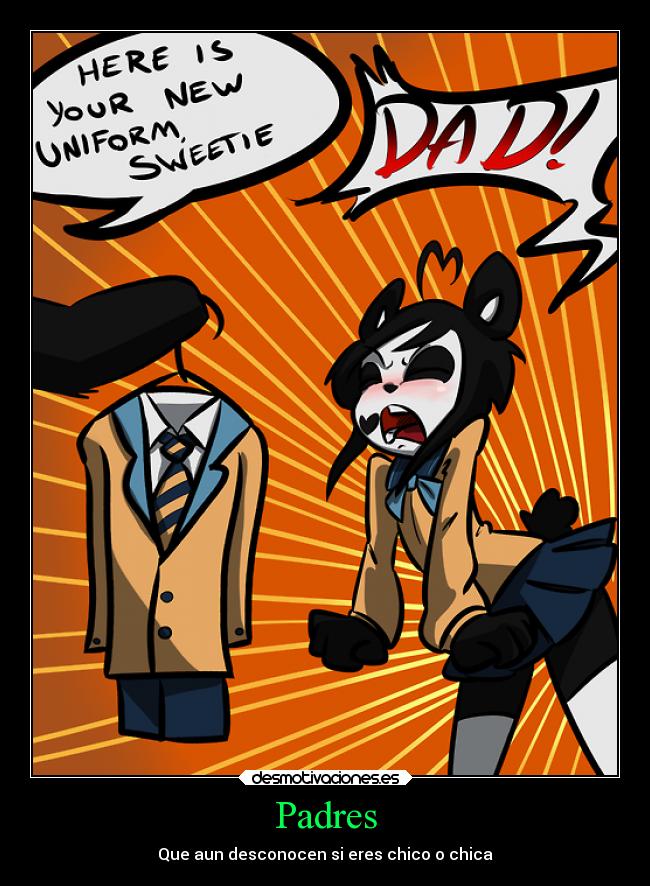 Padres - Que aun desconocen si eres chico o chica