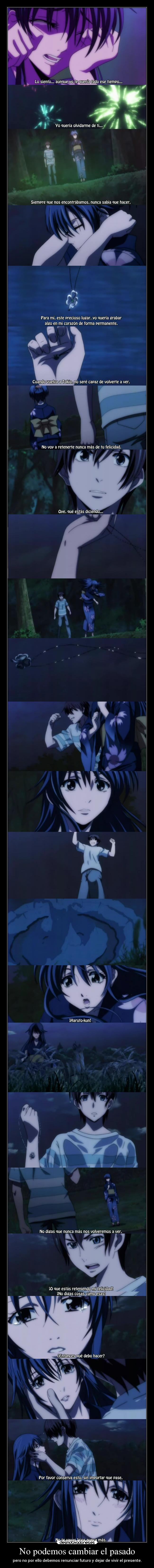 No podemos cambiar el pasado - 