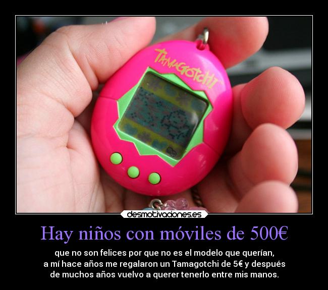 Hay niños con móviles de 500€ - 