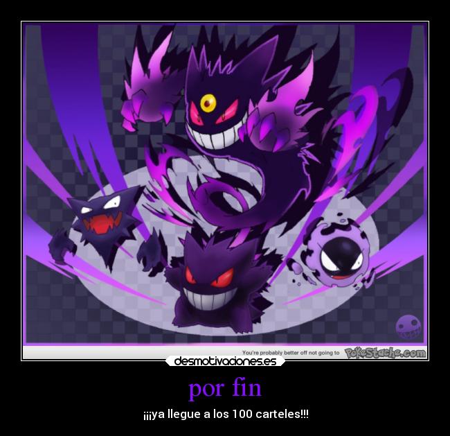 carteles pokemon alegria gengar crazycat smaaash desmotivaciones