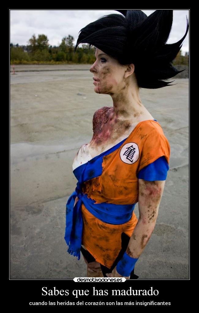 Sabes que has madurado - cuando las heridas del corazón son las más insignificantes