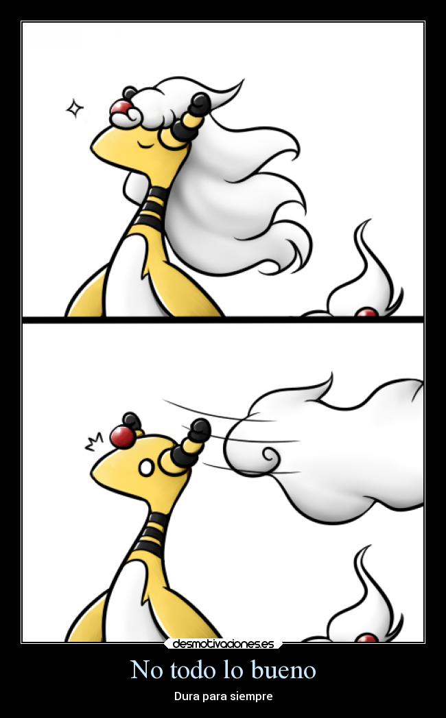 No todo lo bueno - Dura para siempre