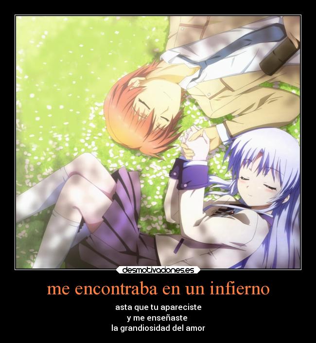 me encontraba en un infierno -