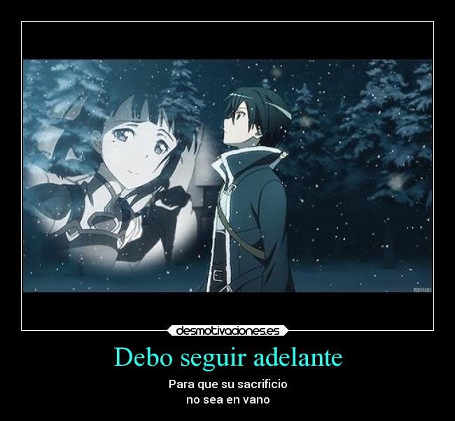 Debo seguir adelante -