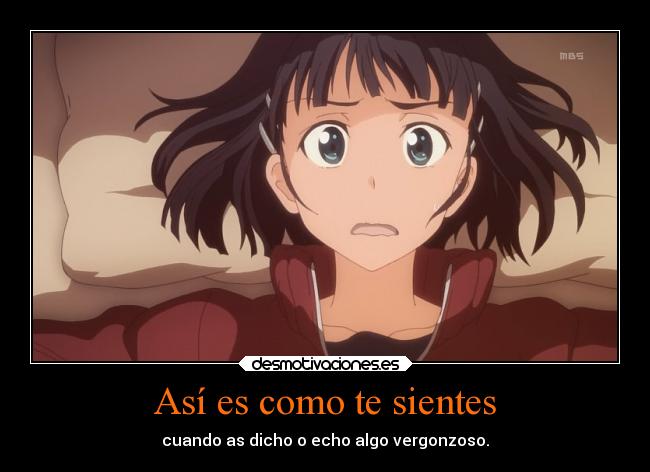 Así es como te sientes -