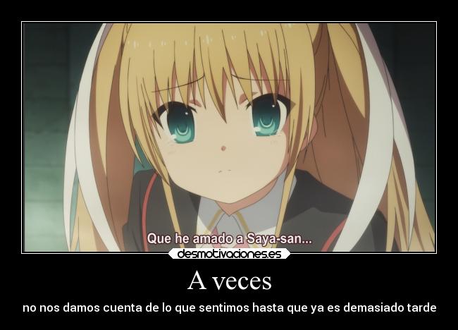 A veces -