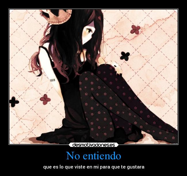 No entiendo -