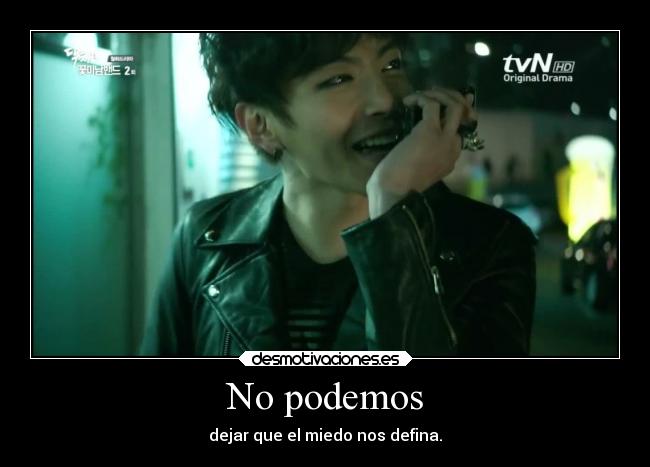 No podemos - dejar que el miedo nos defina.