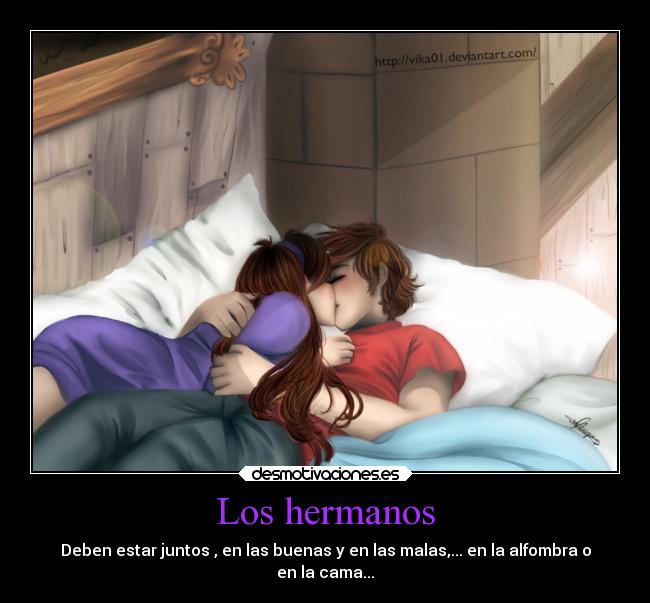 carteles sexo pinecest gravity falls mabel dipper iscrewyou hermanos desmotivaciones