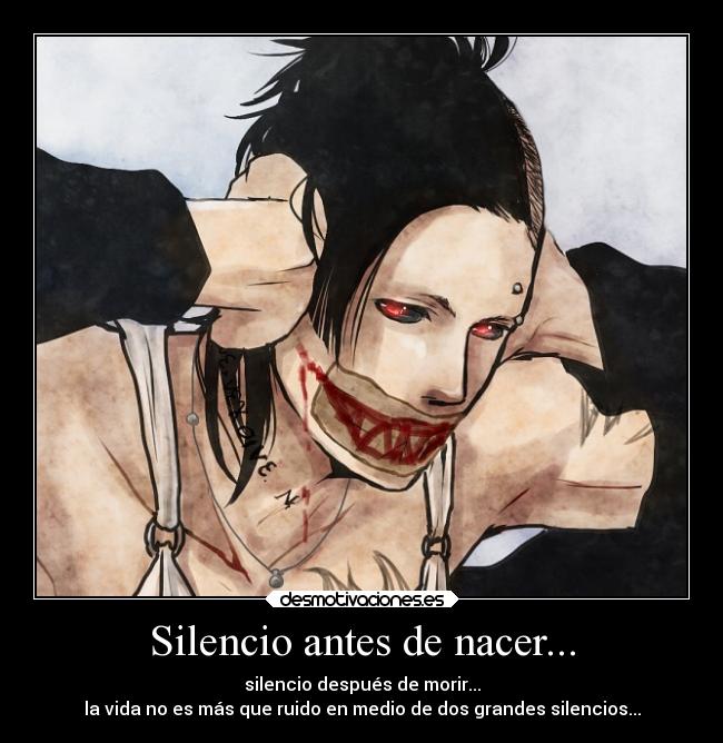 carteles silencio anime tokyo ghoul tokyoghoul kushu tokyokushu uta desmotivaciones