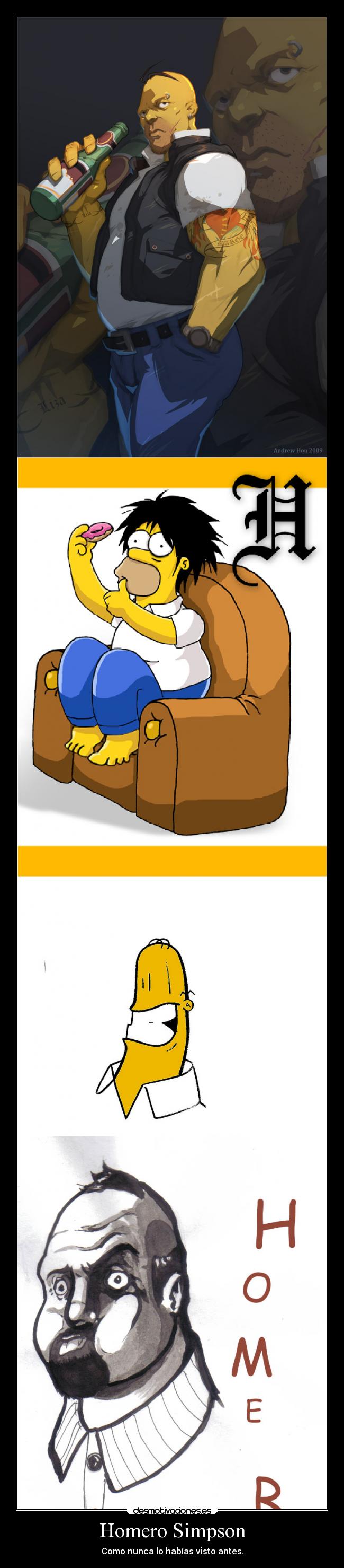 Homero Simpson - Como nunca lo habías visto antes.