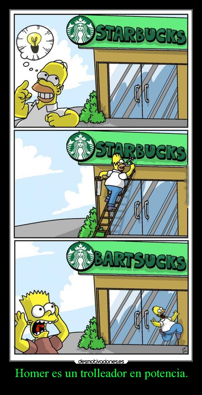 Homer es un trolleador en potencia. - 