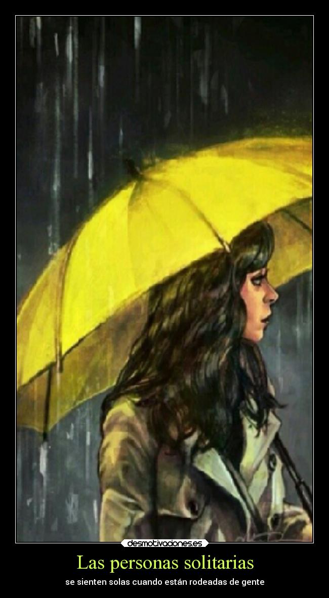 Las personas solitarias -