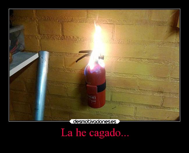 La he cagado... - 