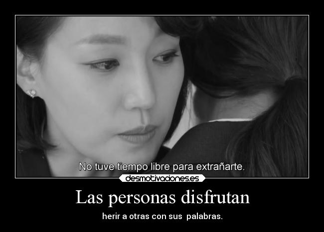 Las personas disfrutan -