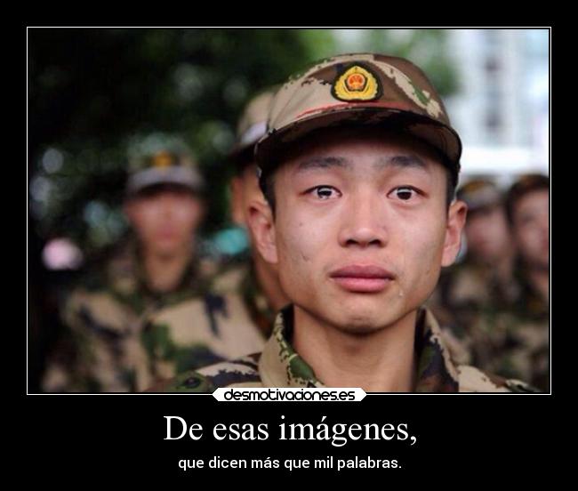 De esas imágenes, - 