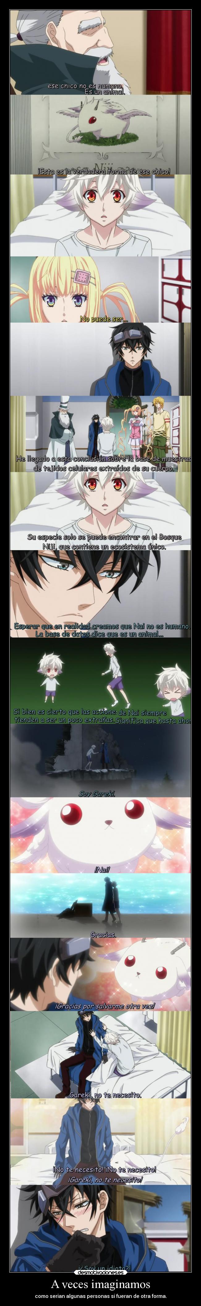 A veces imaginamos -