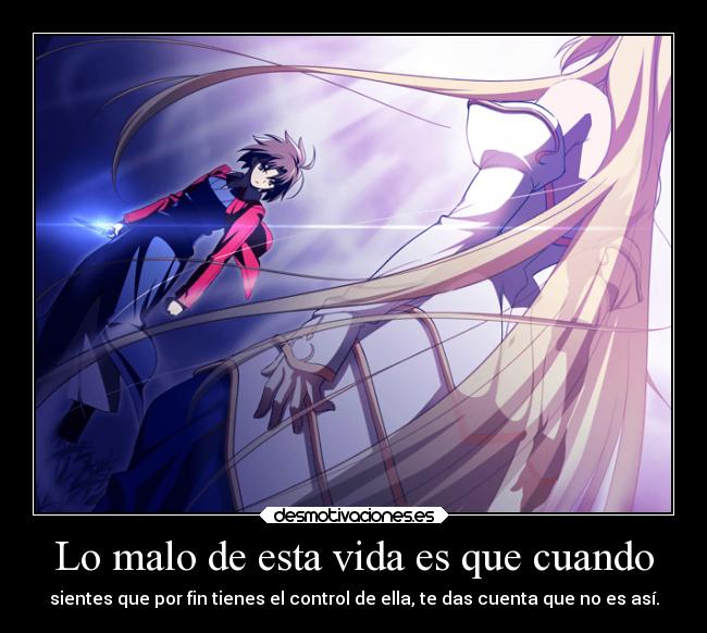 carteles vida amigos shiki kara kyoukai blackrockshooter25 tsukihime arcueid brunestud desmotivaciones