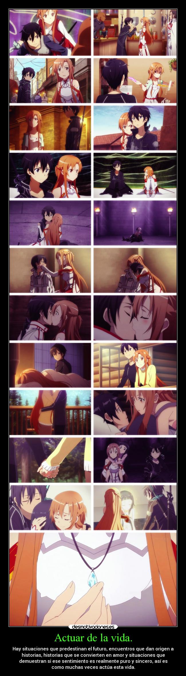 Actuar de la vida. -