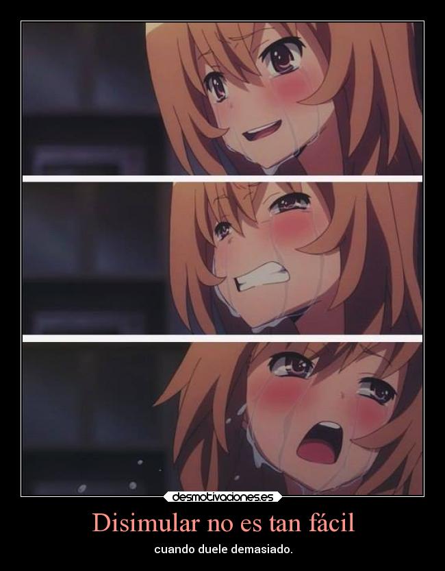 Disimular no es tan fácil -