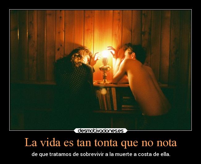 carteles vida debilidad demonsoflight midnightorchestra vivirmuriendo desmotivaciones