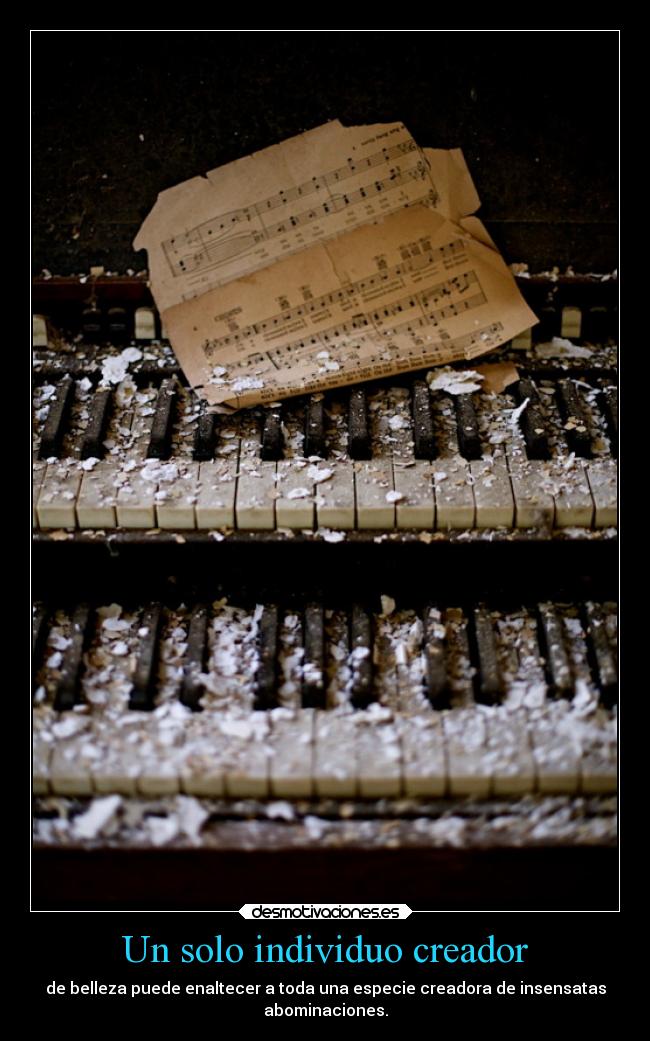 Un solo individuo creador - 