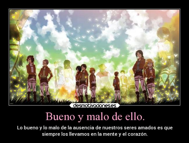 carteles vida familia pasado anime ataquealostitanes osea shingekinokyojin recordar seres amados desmotivaciones