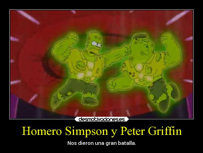 Homero Simpson y Peter Griffin - 