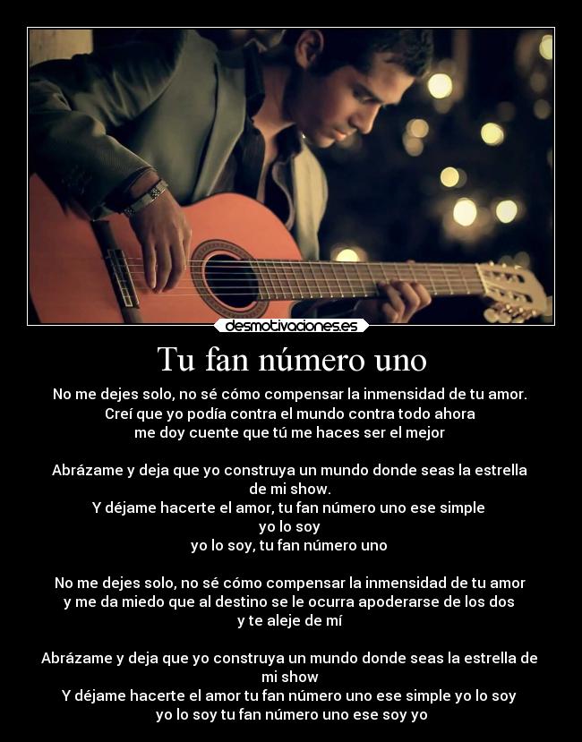 Tu fan número uno -