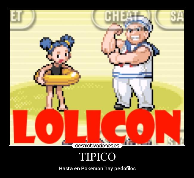 TIPICO - Hasta en Pokemon hay pedofilos
