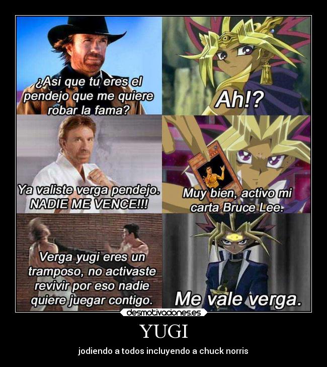 YUGI - jodiendo a todos incluyendo a chuck norris