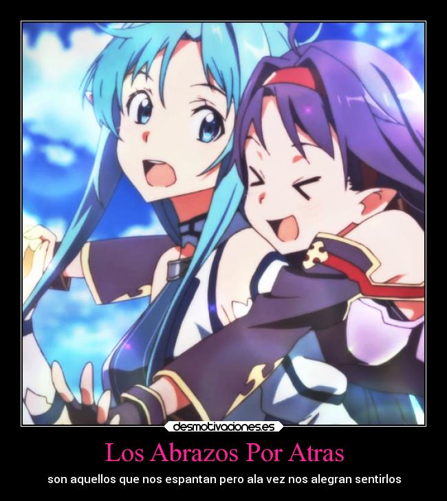 Los Abrazos Por Atras -