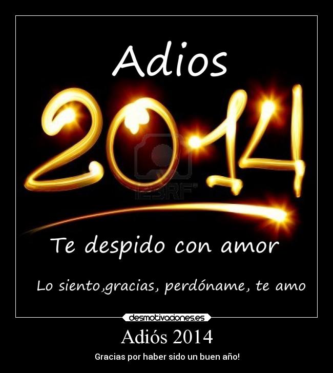 Adiós 2014 -